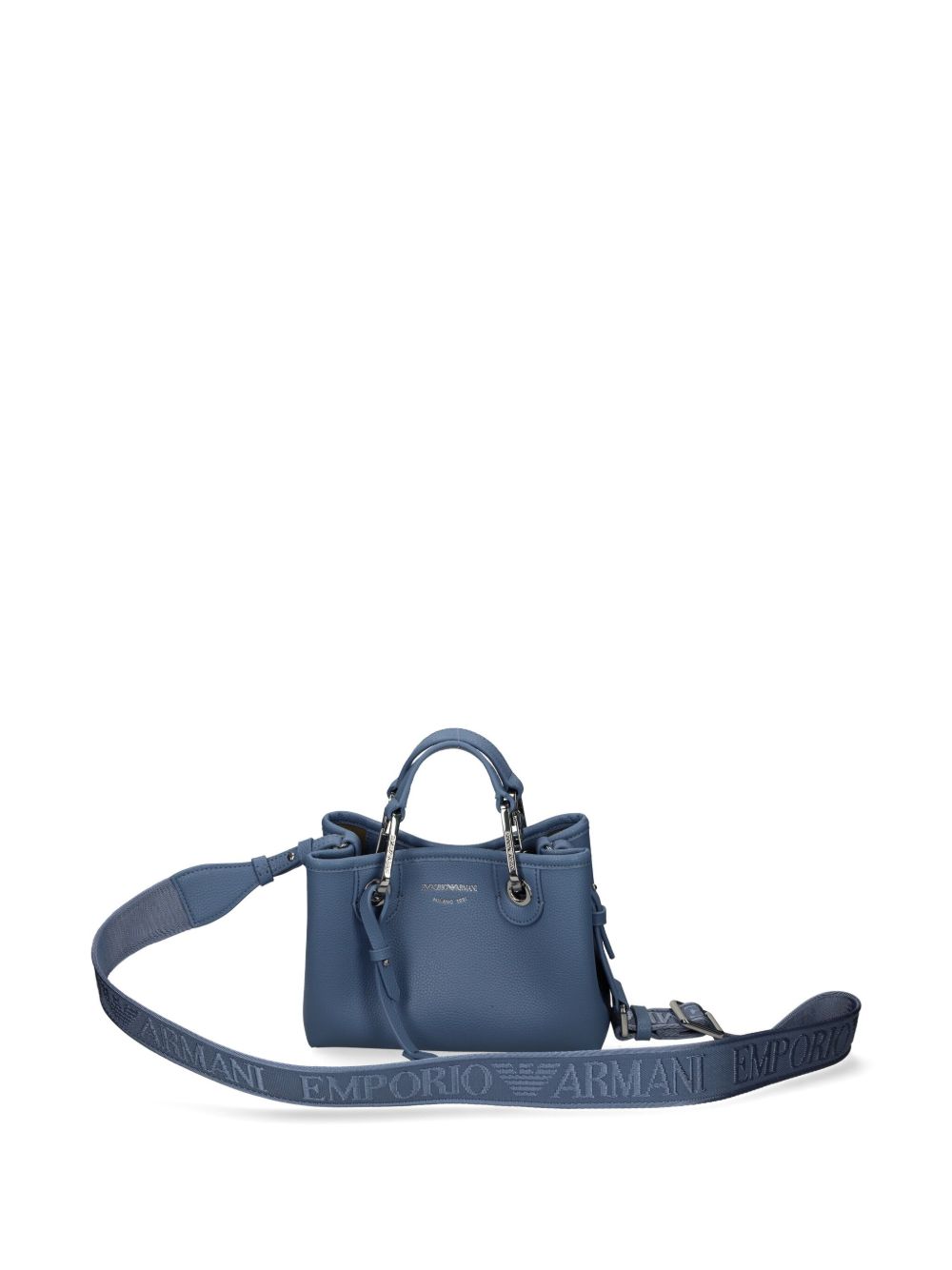 Emporio Armani mini myEA tote bag in blue