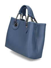 Emporio Armani mini myEA tote bag in blue