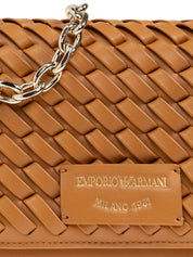 EMPORIO ARMANI EXCLUSIVE Emporio Armani logo-patch leather bag