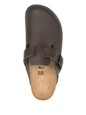 Birkenstock Sandals Leather Brown with Buckle