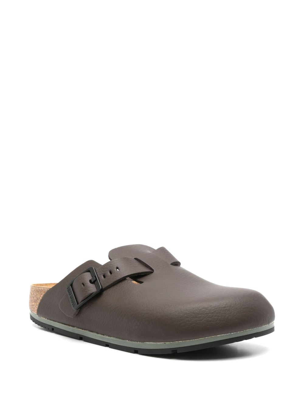 Birkenstock Sandals Leather Brown with Buckle