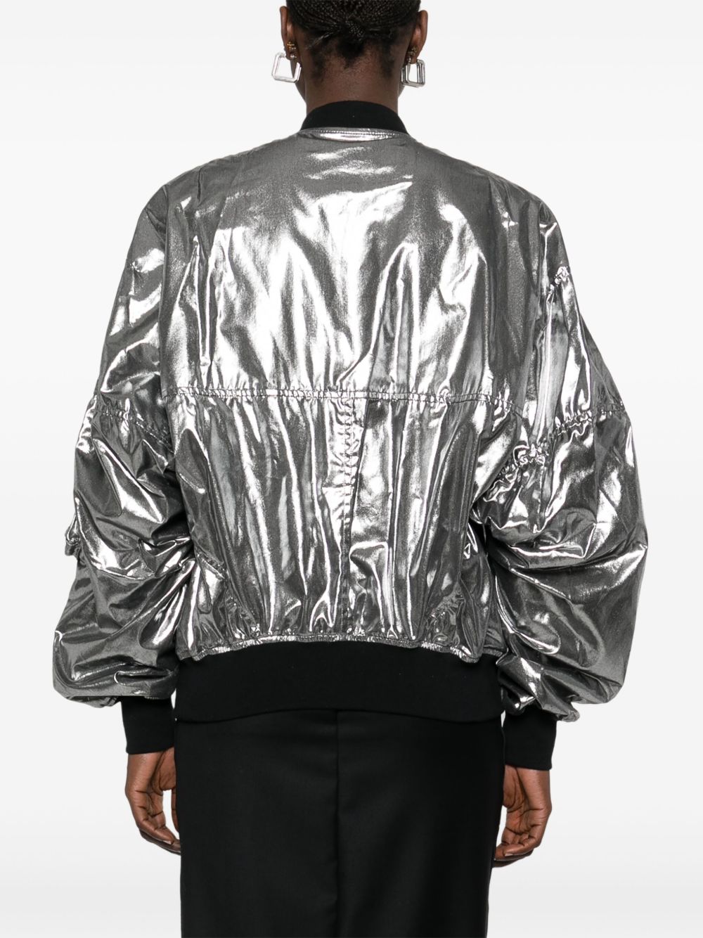 Junya Watanabe Coats Silver metallic bomber jacket