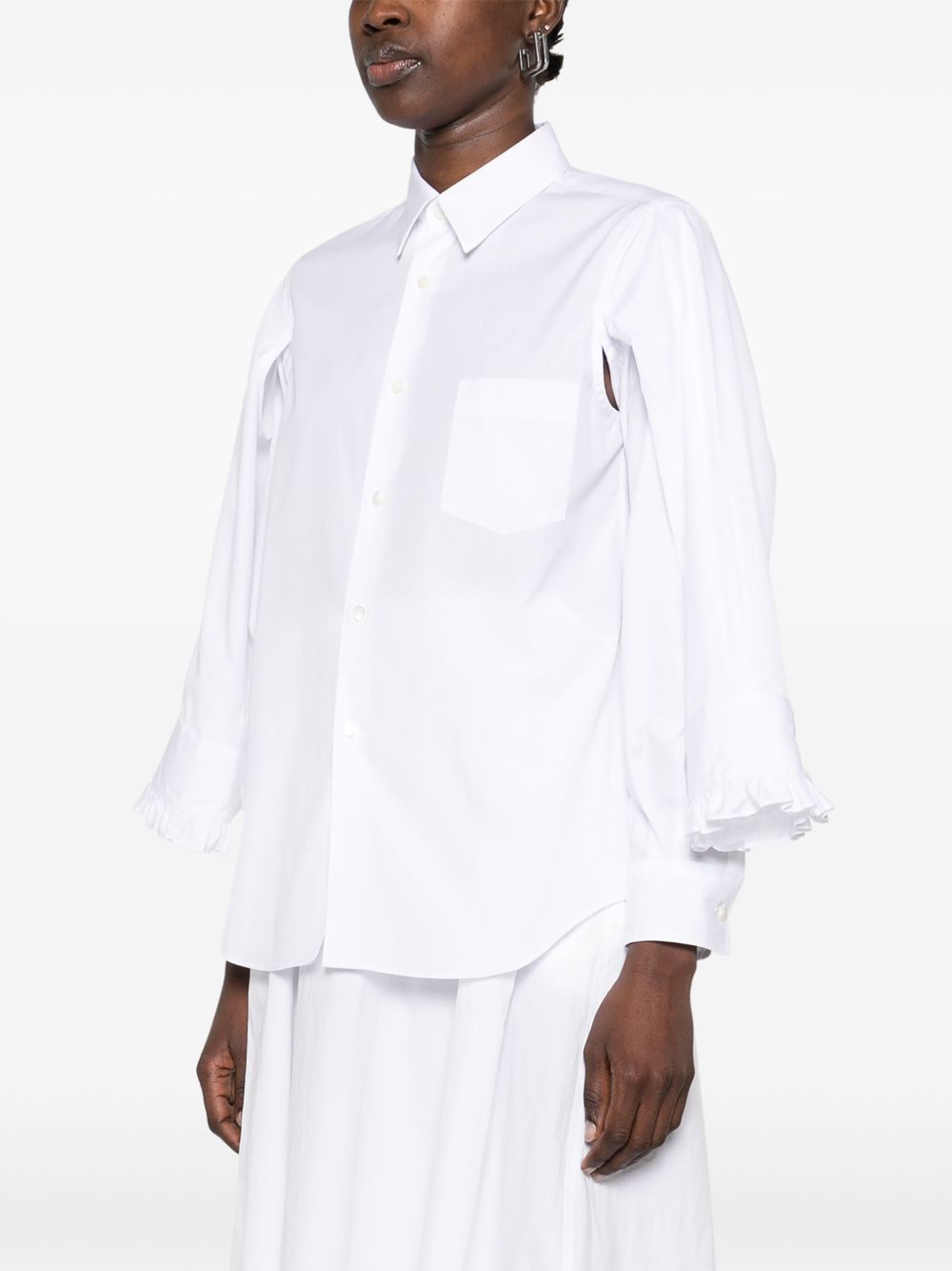 Comme Comme Chemises Chemise en coton blanc