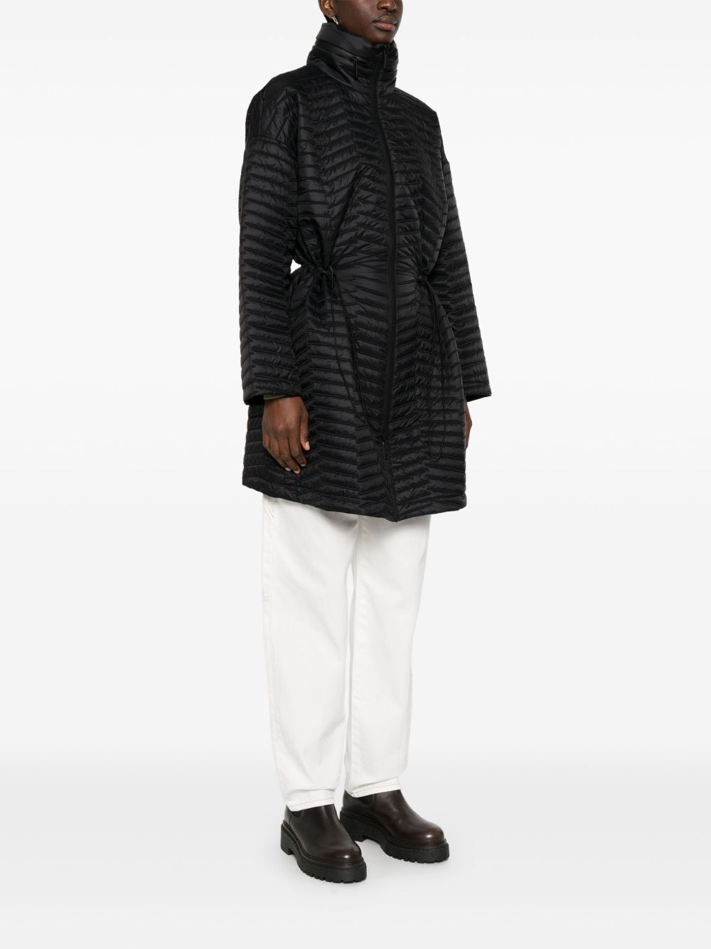 Emporio Armani water-repellent nylon reversible jacket