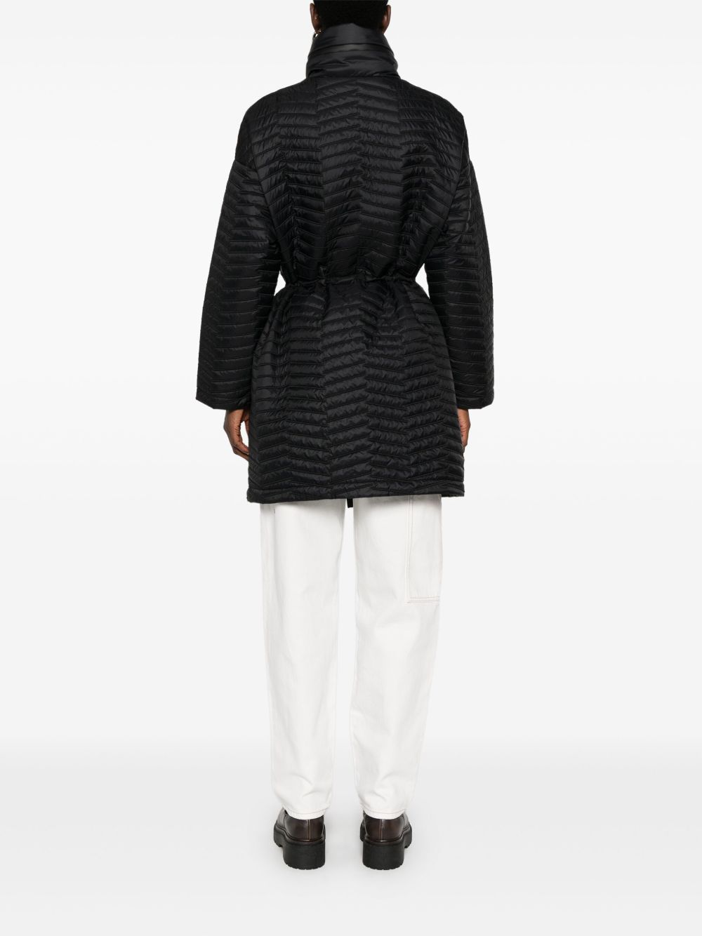 Emporio Armani water-repellent nylon reversible jacket