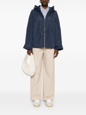 Vestes Emporio Armani bleues zippées sur le devant