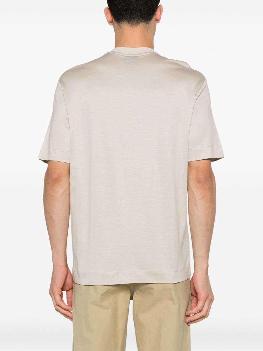 Emporio Armani T-shirts and Polos Beige crew neck