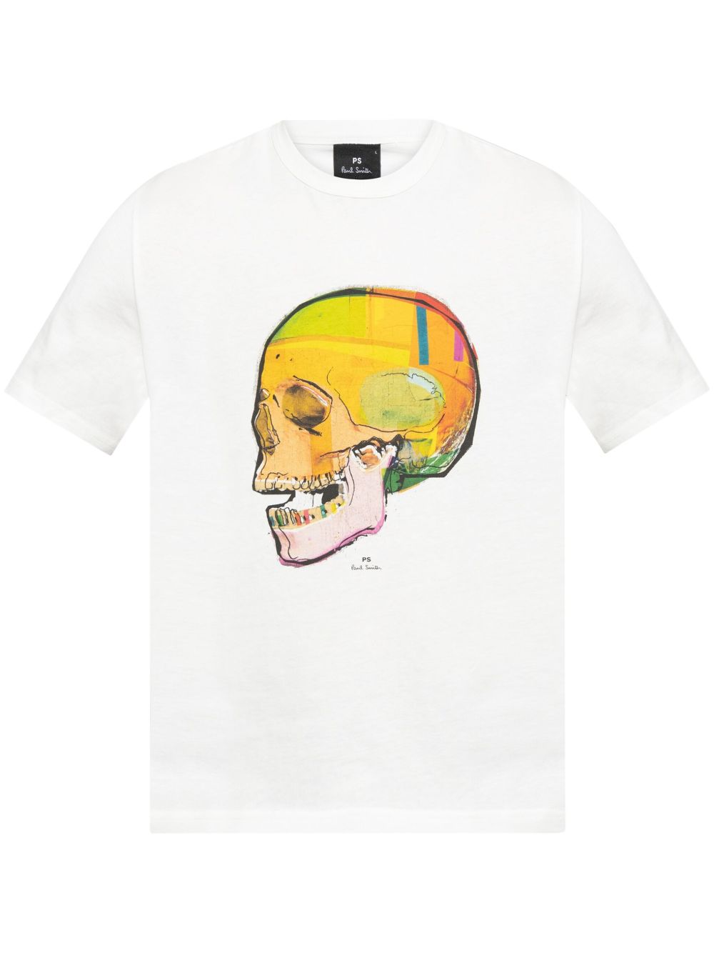 Paul Smith T-shirts and Polos White cotton skull print