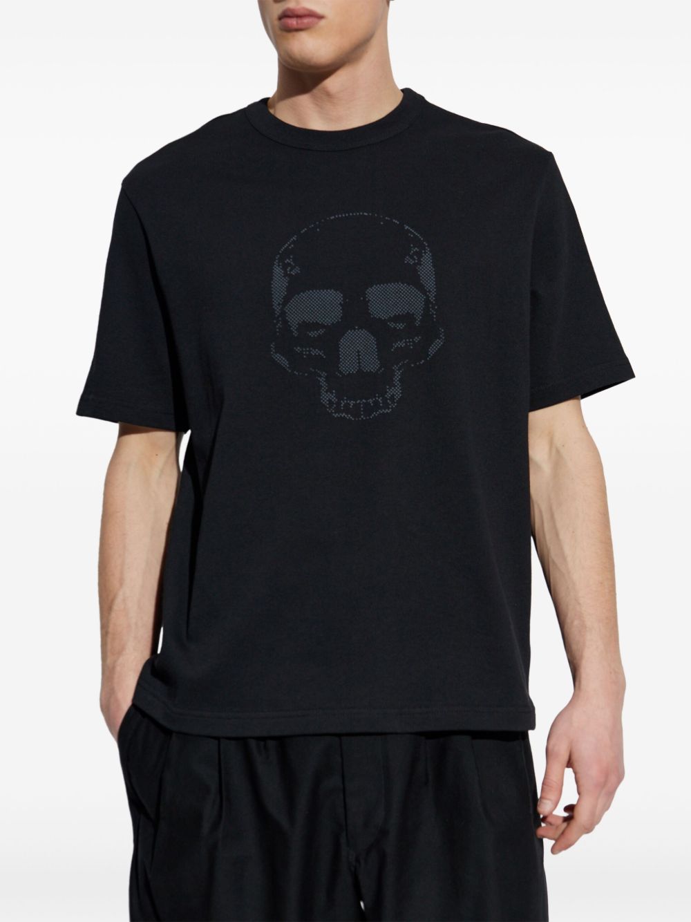 Paul Smith T-shirts and Polos Black cotton skull graphic