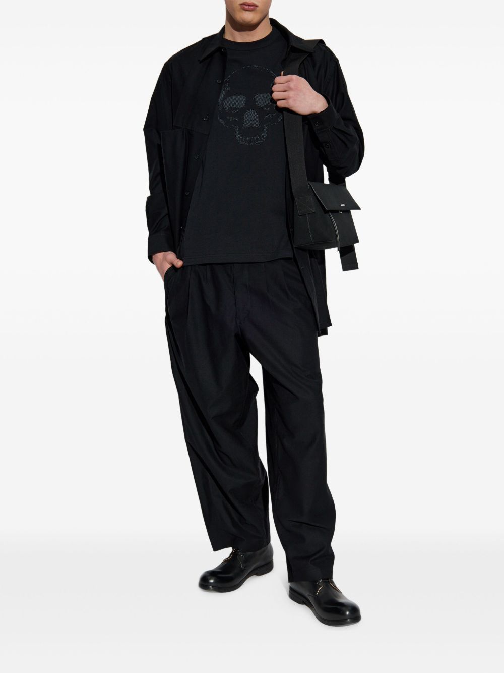 Paul Smith T-shirts and Polos Black cotton skull graphic