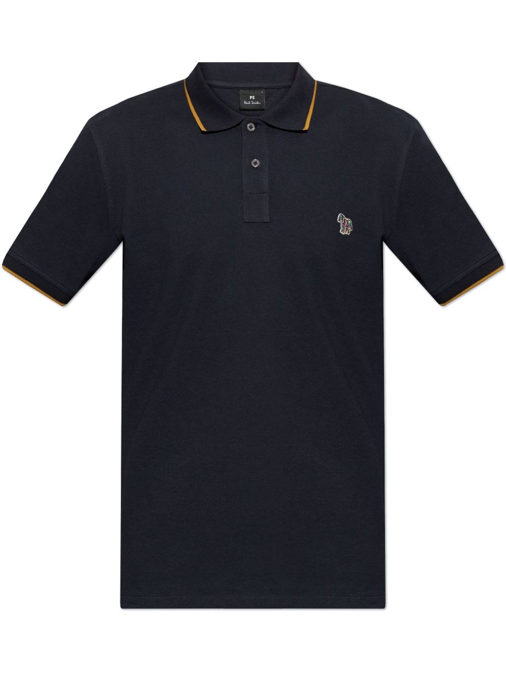 PS By Paul Smith T-shirts and Polos Blue polo with Zebra motif