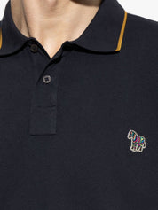 PS By Paul Smith T-shirts and Polos Blue polo with Zebra motif