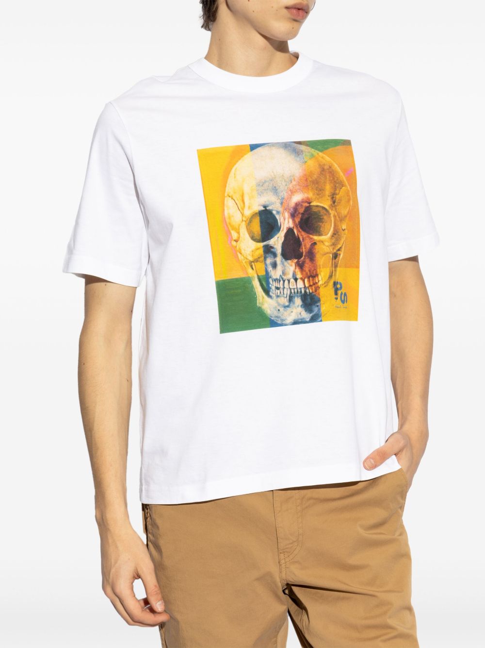 PS By Paul Smith T-shirts and Polos White skull print