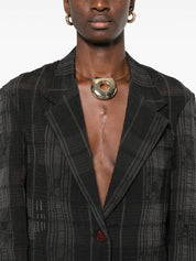 Alysi Jackets Black single-breasted blazer