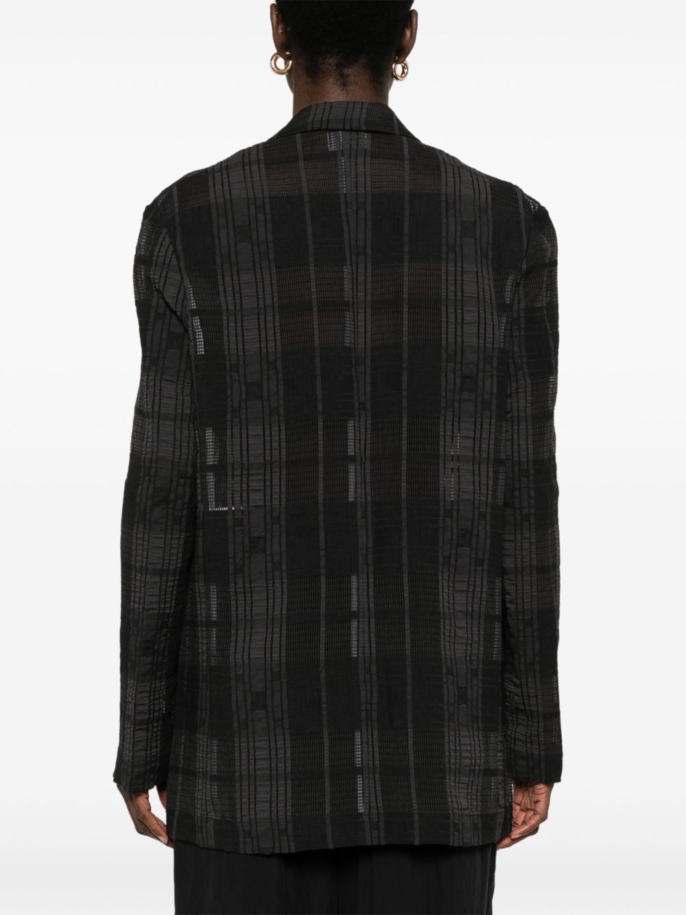 Alysi Jackets Black single-breasted blazer