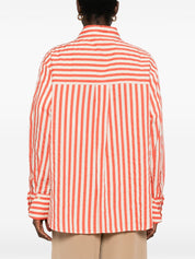 Chemises Alysi en mélange de coton orange