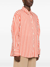 Chemises Alysi en mélange de coton orange