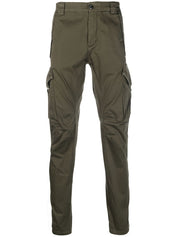 Pantalon CP Company en coton stretch vert