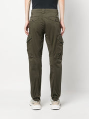 Pantalon CP Company en coton stretch vert