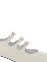 Carel Paris With Heel Ivory leather pumps