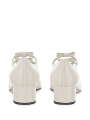 Carel Paris With Heel Ivory leather pumps