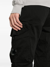 Pantalon CP Company en coton stretch noir