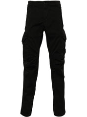 Pantalon CP Company en coton stretch noir