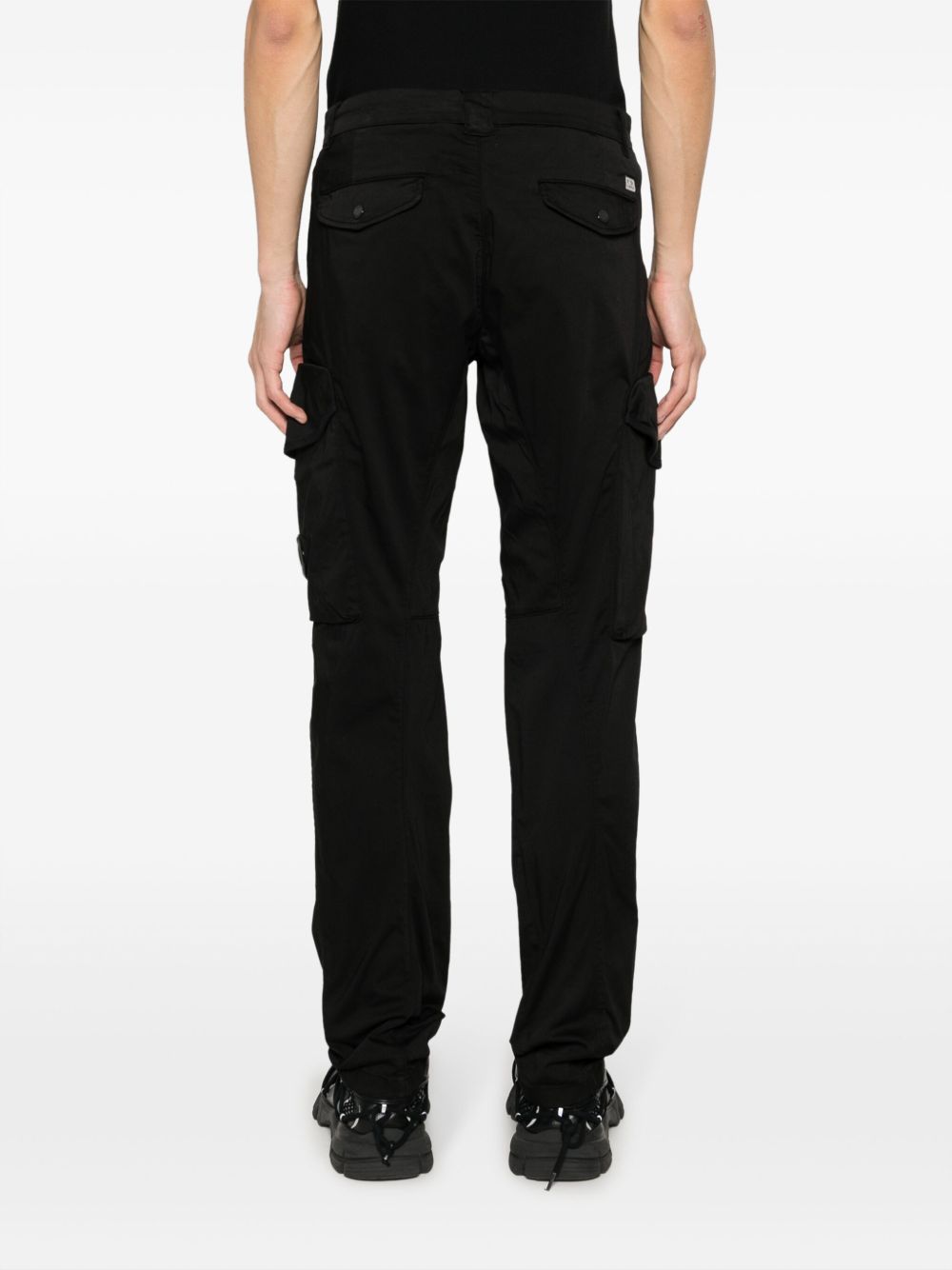 Pantalon CP Company en coton stretch noir