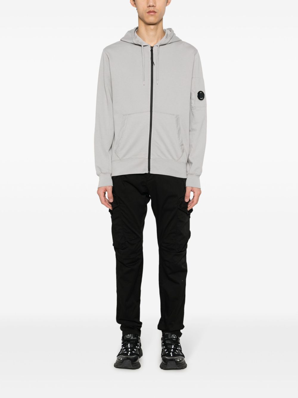 Pantalon CP Company en coton stretch noir