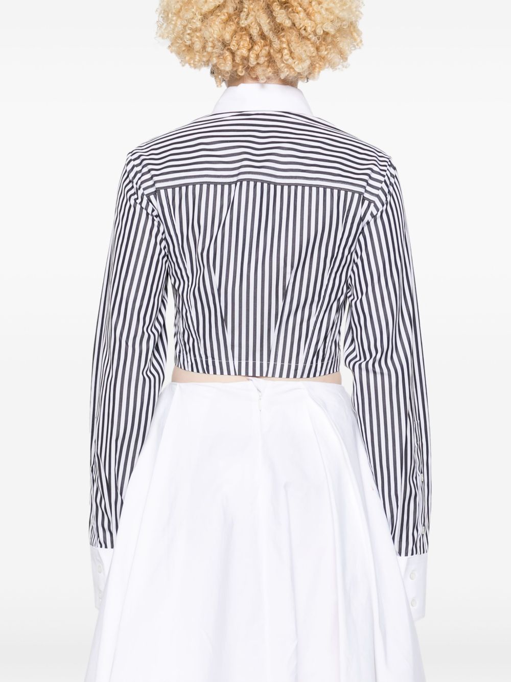 Chemises Sportmax Chemise en coton à rayures noires