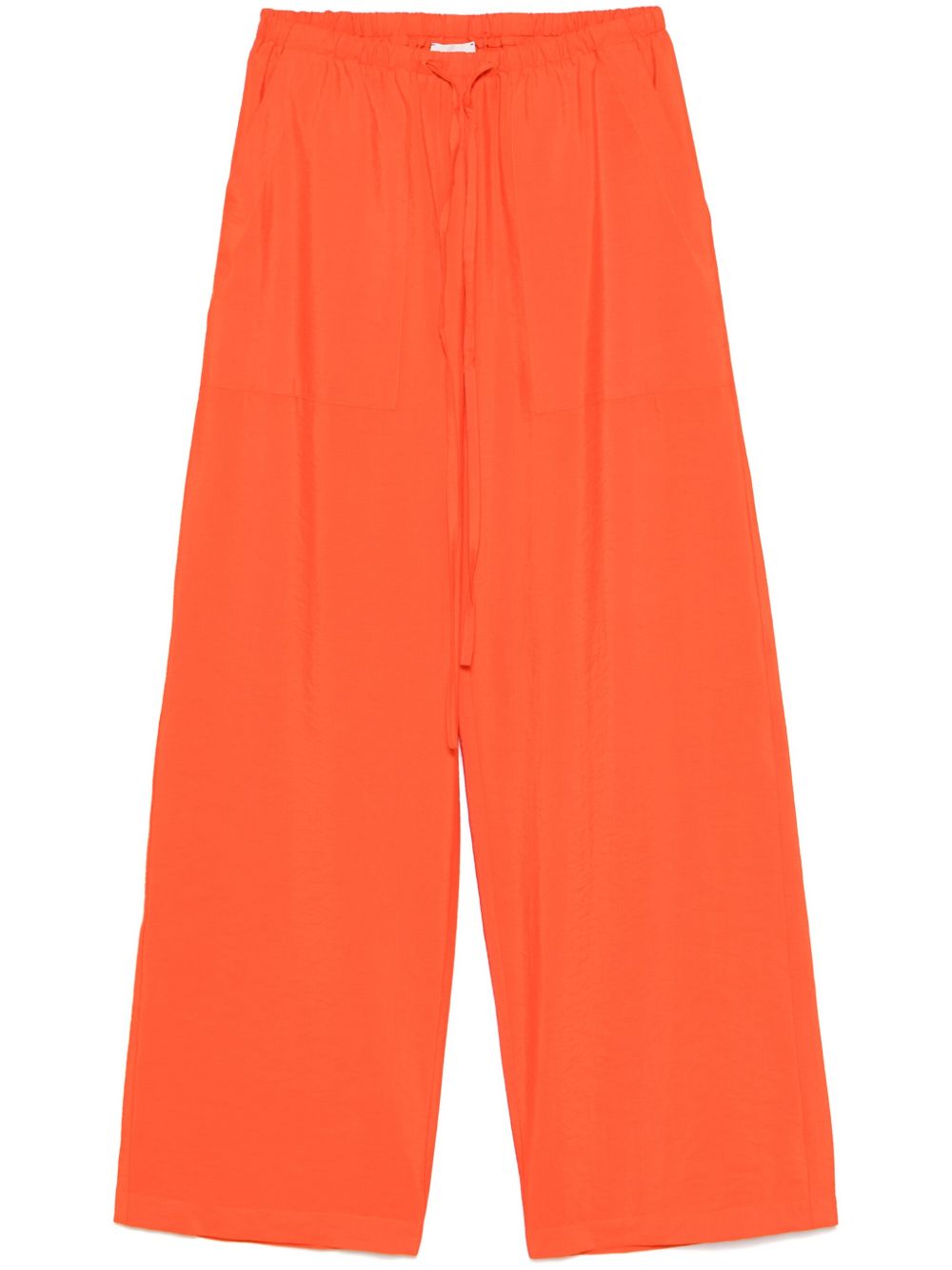 Pantalon Alysi en soie mélangée orange