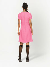 Dolce & Gabbana Dresses Pink wool tweed mini dress