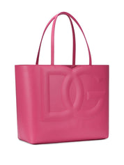 Dolce & Gabbana Bags.. Pink calf leather shopping bag