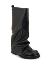 The Attico Boots Black — Leather Combat Boots for Women