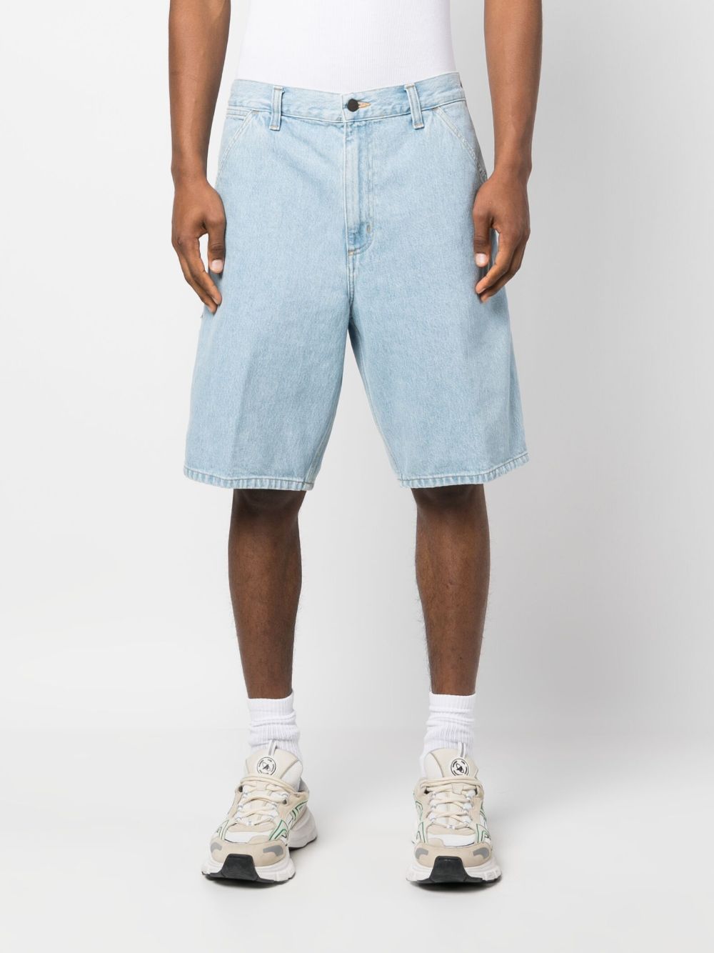Carhartt Wip Main Shorts Clear Blue denim