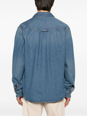 Carhartt Wip Main Shirts Blue cotton denim