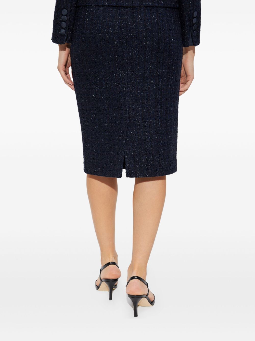 Faldas EXCLUSIVAS EMPORIO ARMANI Falda de tweed azul