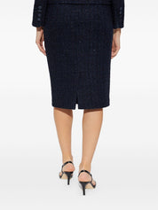 Faldas EXCLUSIVAS EMPORIO ARMANI Falda de tweed azul