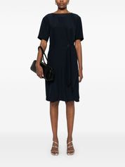 Emporio Armani Short dress with side knot