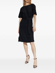 Robes Emporio Armani Robe noire à manches courtes