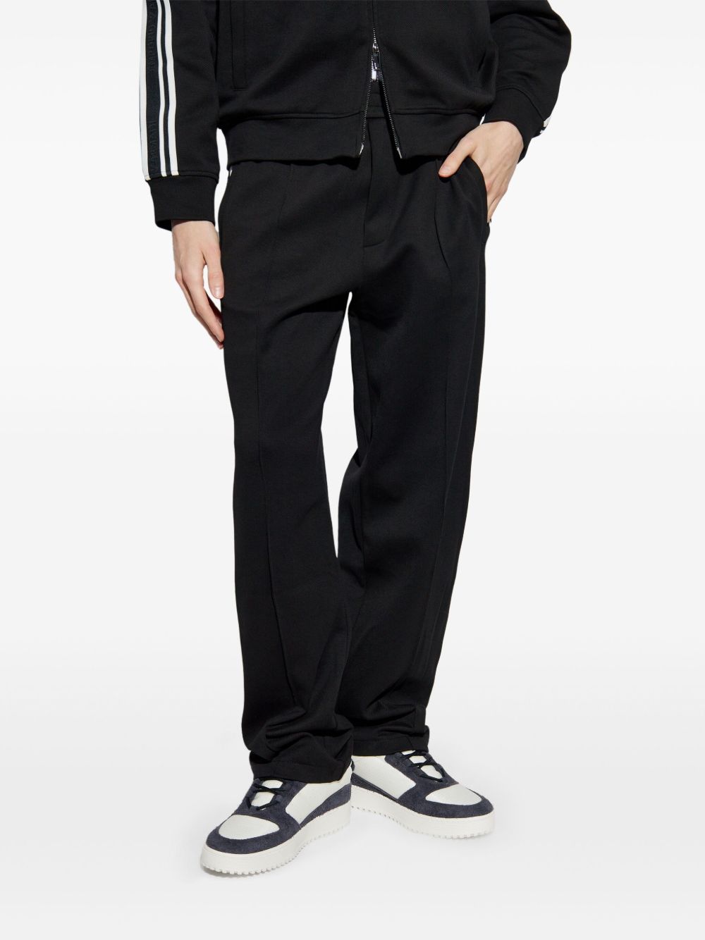 Emporio Armani stripe-detail track pants