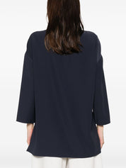 Emporio Armani cady blouse — Oxford Blue Tailored Ease