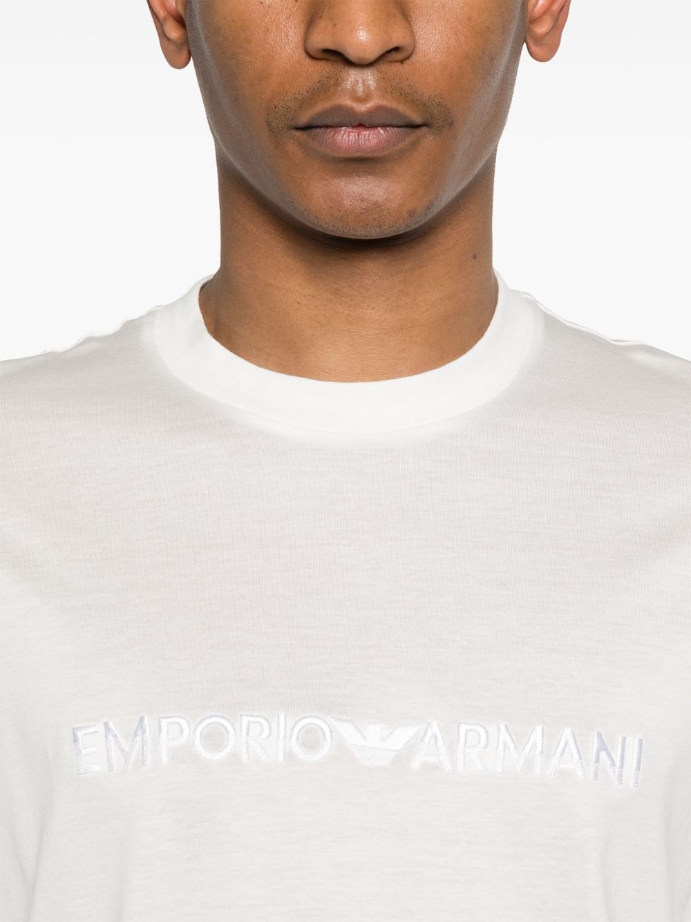 T-shirts et polos Emporio Armani blancs