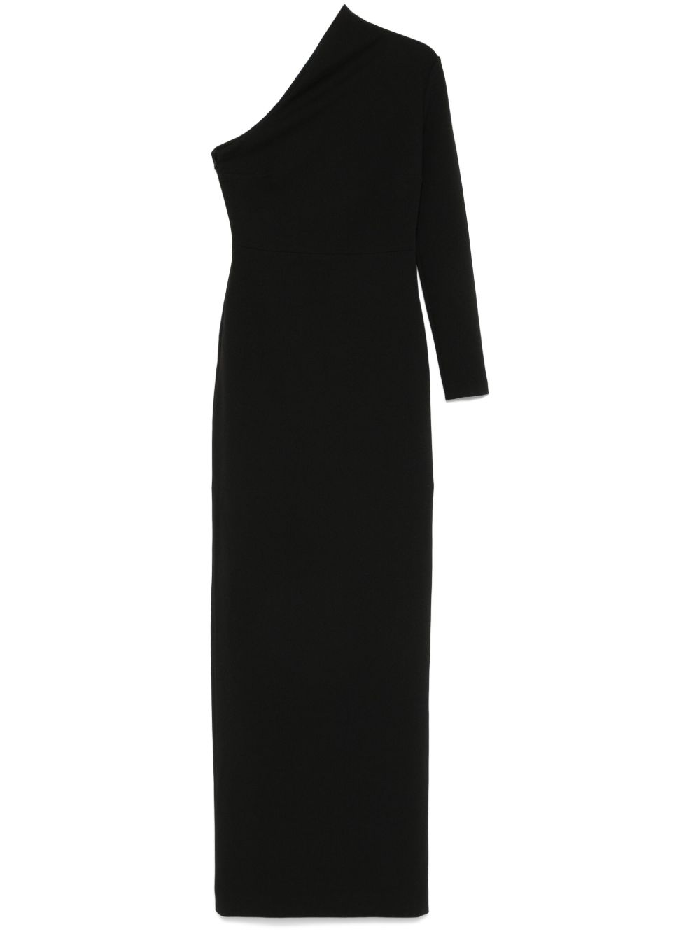 Solace London Dresses Black one-shoulder gown
