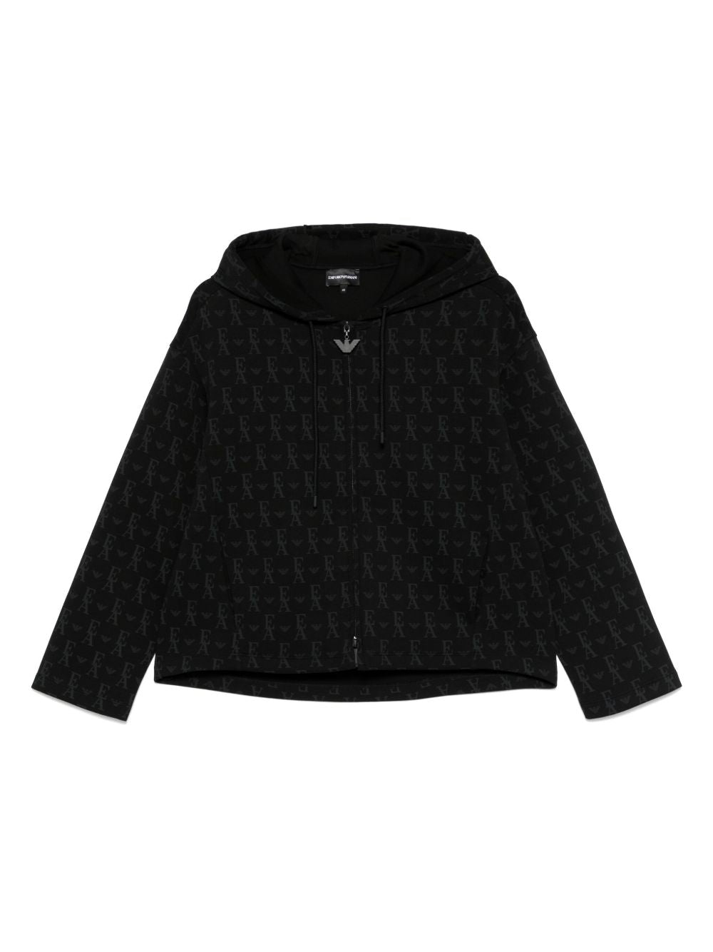 Emporio Armani Sweaters Black zip hoodie