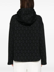 Emporio Armani Sweaters Black zip hoodie