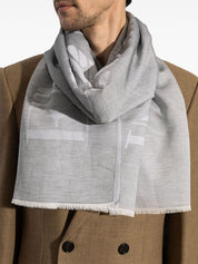 Emporio Armani Scarfs Grey