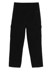 EA7 Trousers Black cotton blend cargo
