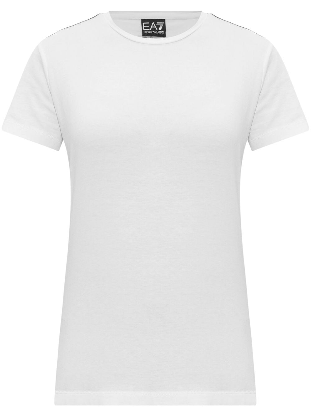 EA7 T-shirts and Polos White cotton crew neck