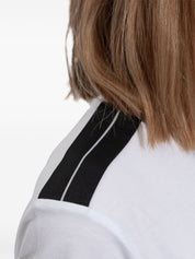 EA7 T-shirts and Polos White cotton crew neck